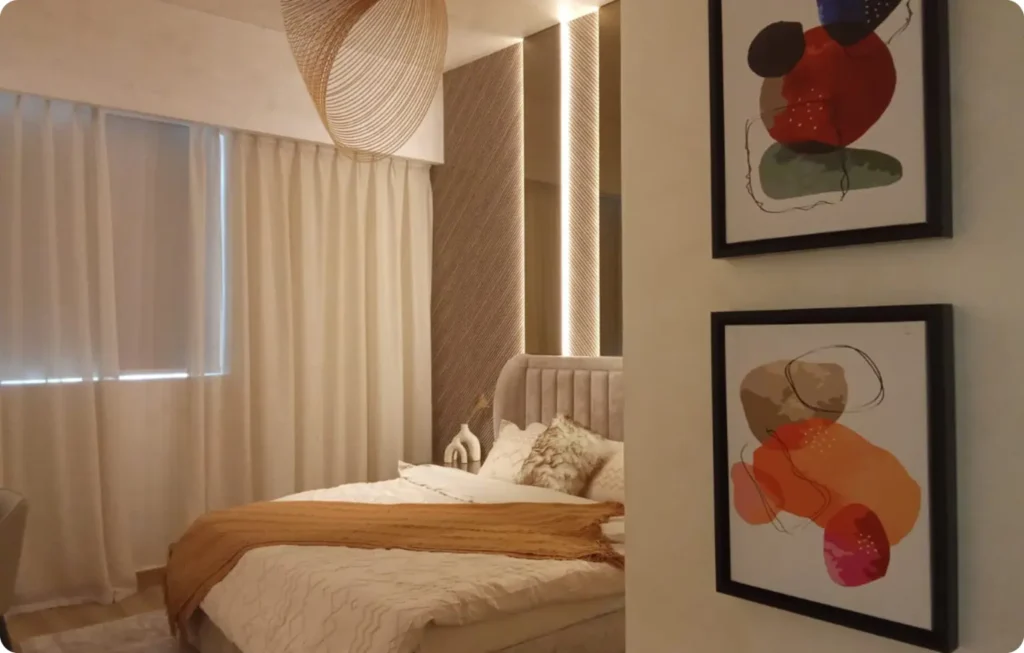 Apartment interior by architects in Kerala