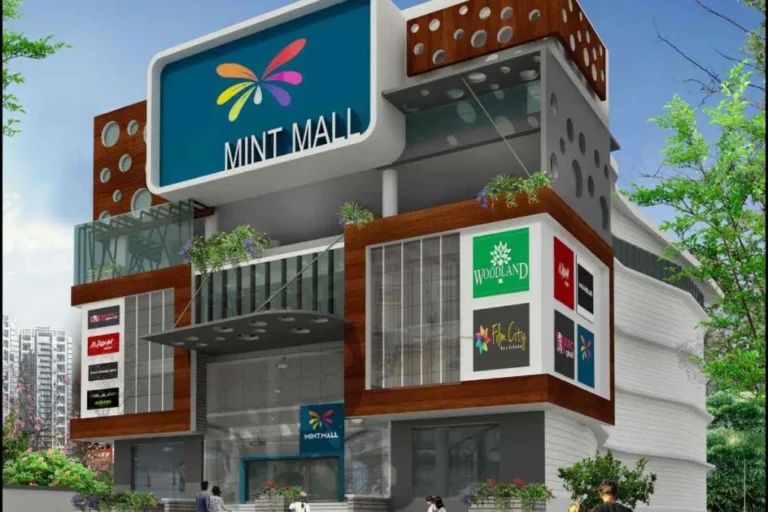 Commercial building design by architects in Calicut – modern shopping complex by architecture firm in Calicut