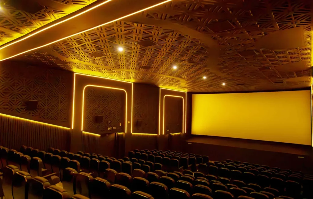 Cinema interior by architects in Kerala