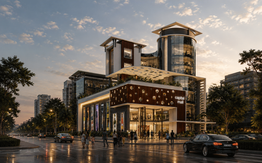 Premium shopping mall interior and commercial design